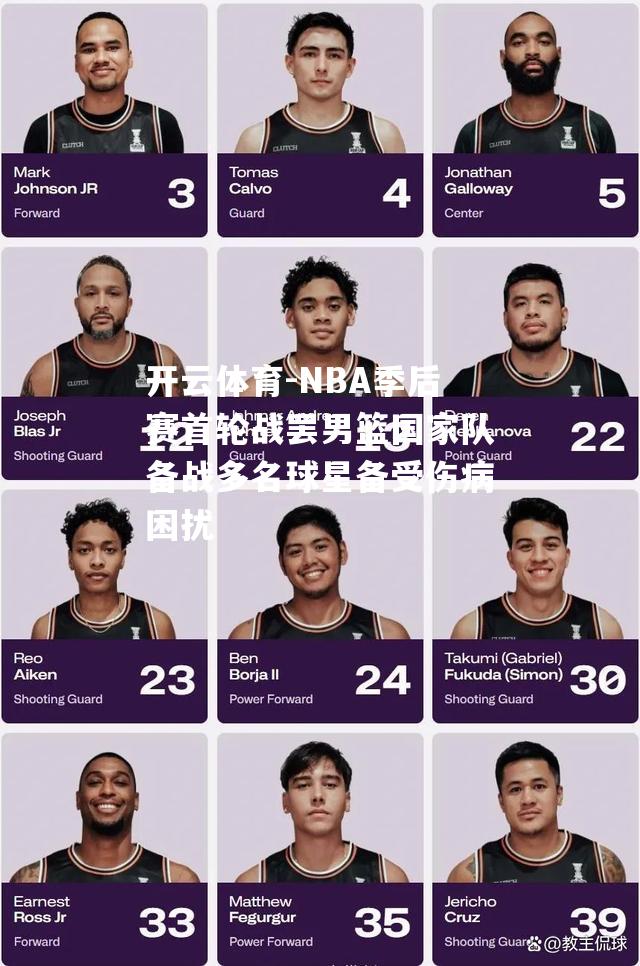 NBA季后赛首轮战罢男篮国家队备战多名球星备受伤病困扰